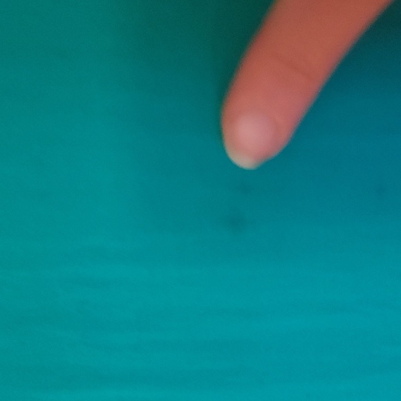 Splendid contrast long sleeve top teal soft small spots on front size small - Picture 7 of 9